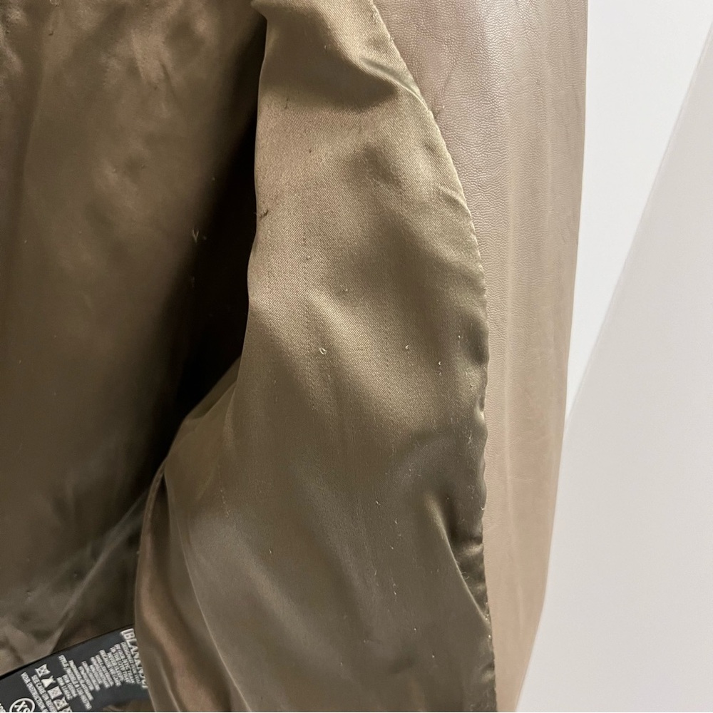 BLANK NYC Faux Leather Moto Jacket-Tan Brown - Picture 10 of 15